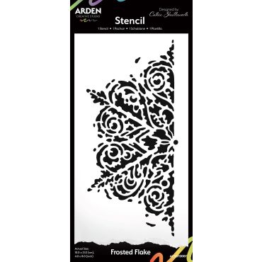 ARDEN CREATIVE STUDIO STENCIL FROSTED FLAKE 4PO X 8PO
