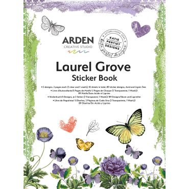 ARDEN CREATIVE LIVRE D'AUTOCOLLANTS LAUREL GROVE
