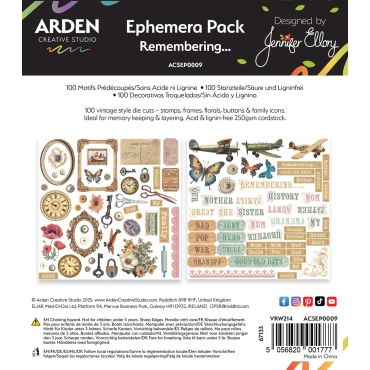 ARDEN CREATIVE REMEMBERING… ENSEMBLE D'EPHEMERES