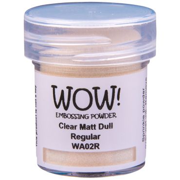WOW! POUDRE A EMBOSSER CLEAR MATT DULL (T)
