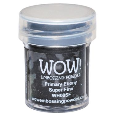 WOW! SUPER FINE PRIMARY EBONY POUDRE A EMBOSSER
