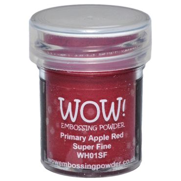 WOW! POUDRE A EMBOSSER SUPER FINE 15ML - PRIMARY APPLE RED