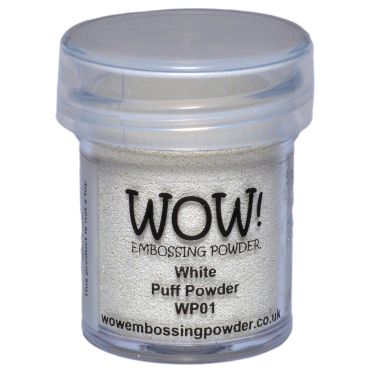 WOW! POUDRE A EMBOSSER WHITE PUFF (O)