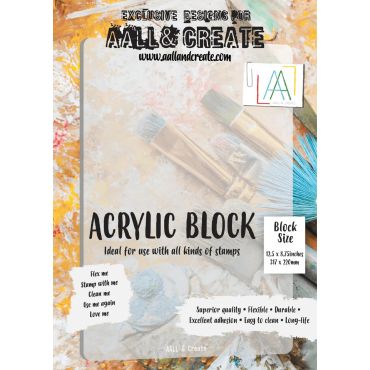 AALL & CREATE A4 ACRYLIC BLOCK