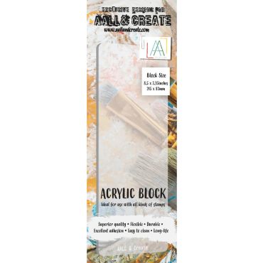 AALL & CREATE BORDER ACRYLIC BLOCK