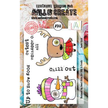 AALL & CREATE ETAMPE #944 SNOW GOOD 3X4