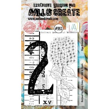 AALL & CREATE ETAMPE 983 HIGH DRANGEA! 4X6