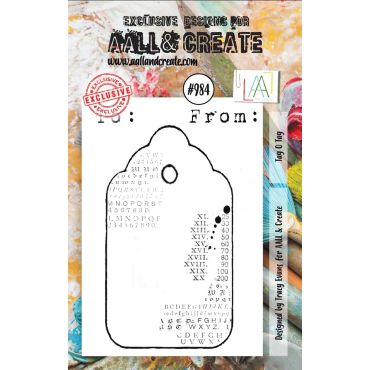 AALL & CREATE ETAMPE 984 TAG O TAG 3X4