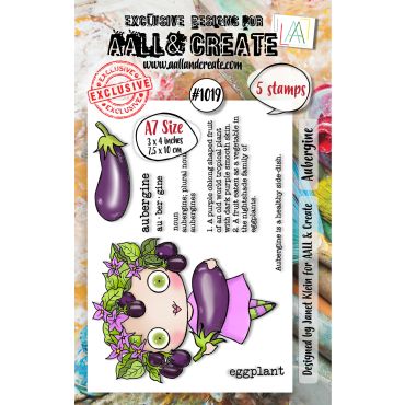 AALL & CREATE #1019 - ENSEMBLE D'ETAMPES A7 - AUBERGINE