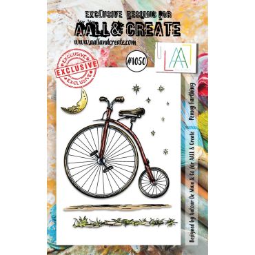 AALL & CREATE ETAMPE #1050 PENNY FARTHING 3X4