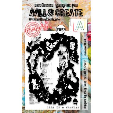 AALL & CREATE SHADOWED HEART ETAMPE 1062
