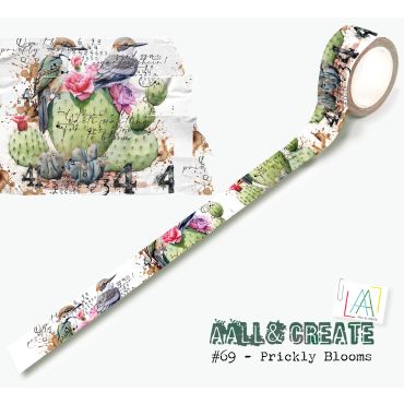 AALL & CREATE PRICKLY BLOOMS WASHI TAPE