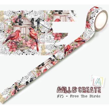 AALL & CREATE FREE THE BIRDS WASHI TAPE