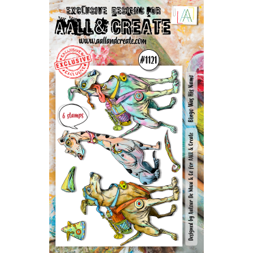 #1121 - A6 STAMP SET - BINGO WAS HIS NAMO