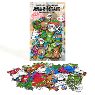 Aall & Create #63 - Ephemera Die-Cuts - Tis The Season