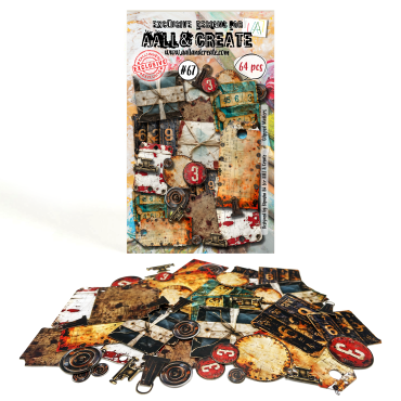 Aall & Create #67 - Ephemera Die-Cuts - Clipped Mailers