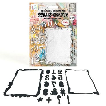 DIE-CUTTING DIE SET - NUMBERAMA #32