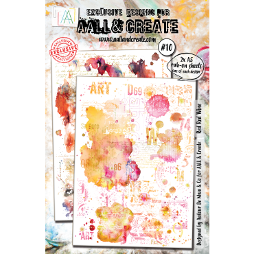 A5 RUB-ONS - RED RED WINE