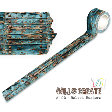 Aall & Create #106 - Washi Tape - Bolted Borders