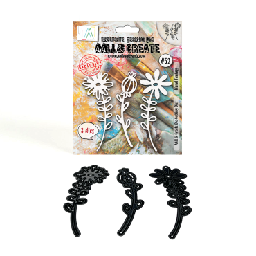 AALL & CREATE #52 - MATRICES DE COUPE - FLORAL FANTASY