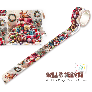 Aall & Create #112 - Washi Tape - Foxy Festivities