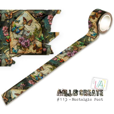 Aall & Create #113 - Washi Tape - Nostalgic Post