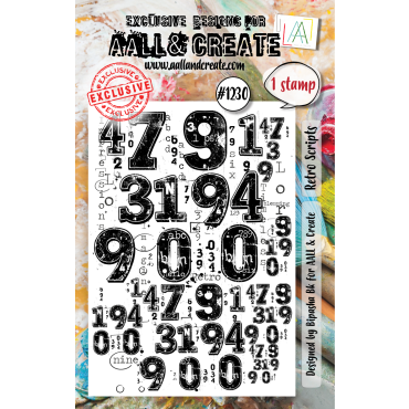 AALL & CREATE #1230 - SET D'ETAMPES A7 - RETRO SCRIPTS