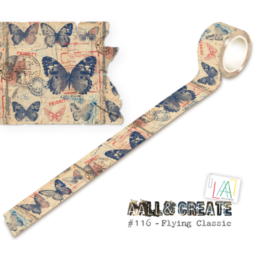 Aall & Create #116 - Washi Tape - Flying Classic