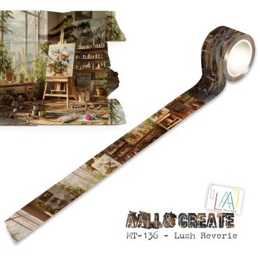 Aall and Create Washi Tape 25mm x 10m - Lush Reverie (Layer-It-Up)