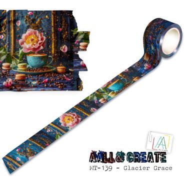 Aall and Create Washi Tape 25mm x 10m - Glacier Grace (Layer-It-Up)