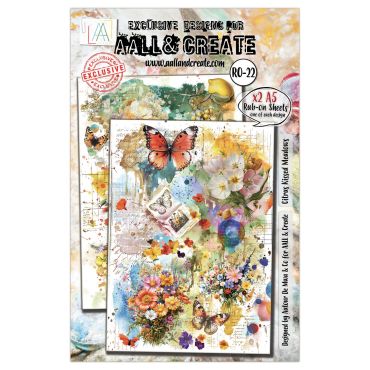 AALL and Create -A5 Rub-Ons - Citrus Kissed Meadows #22