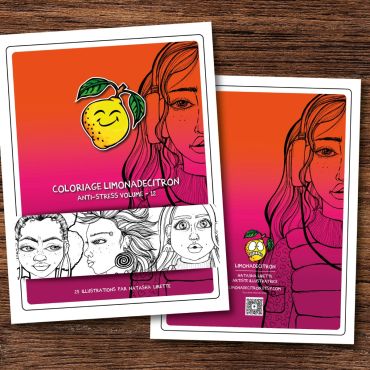 LimonadeCitron - VOLUME-12 Coloriage anti-stress par Natasha Lirette
