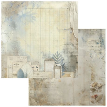 49 and Market - Faded Memory Lane - Papier 12"X12" - Collected Ephemera