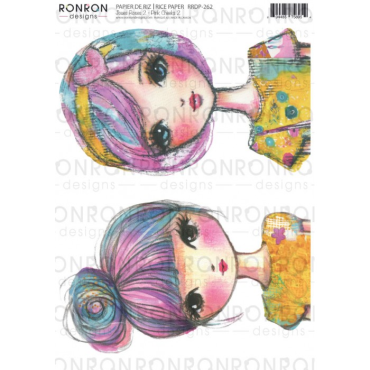 Ronron Designs Papier de Riz: Joues Roses 2