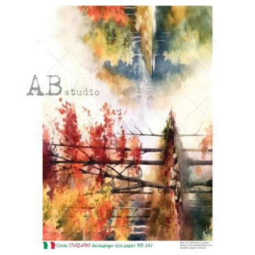 AB STUDIO Rice Paper Carte Italiano NO.541