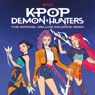 KPop Demon Hunters: The Official Deluxe Coloring Book (Version Anglaise)