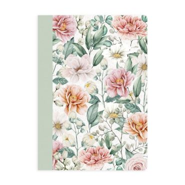 P13 ART JOURNAL A5 10 FEUILLES BLANCHES COFFEE BREAK