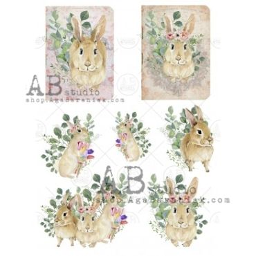 AB Studio Decoupage rice paper 0566