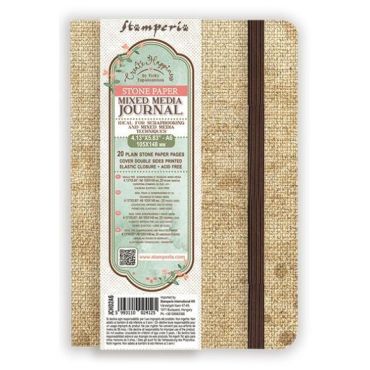 STAMPERIA STONE PAPER MIXED MEDIA A6 JOURNAL