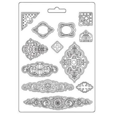 STAMPERIA VINTAGE LIBRARY PLATES MOULE