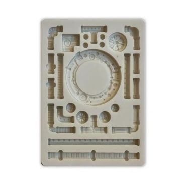 STAMPERIA SONG OF THE SEA PIPES A6 SILICONE MOULD
