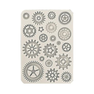 STAMPERIA MOULE SILICONE A5, SIR VAGABOND IN FANTASY WORLD GEARS