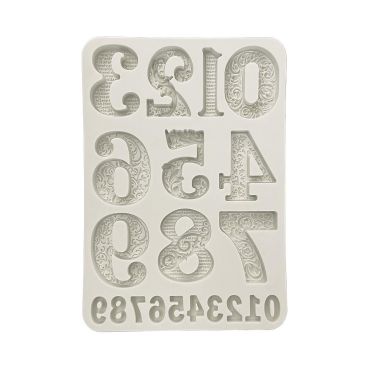 STAMPERIA MOULE EN SILICONE GEAR UP FOR CHRISTMAS NUMBERS A5