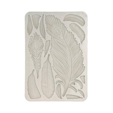 STAMPERIA MOULE EN SILICONE A5 - MASQUERADE FEATHERS