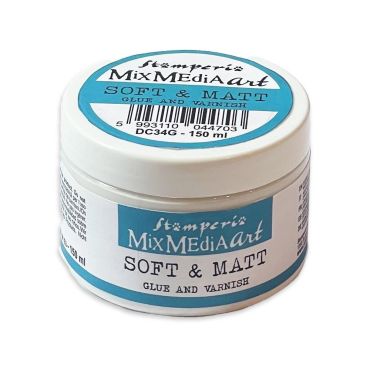 STAMPERIA SOFT MATT GLUE AND VARNISH - 150ML