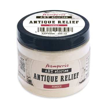 STAMPERIA ART STORIES ANTIQUE RELIEF POWDER 200 ML