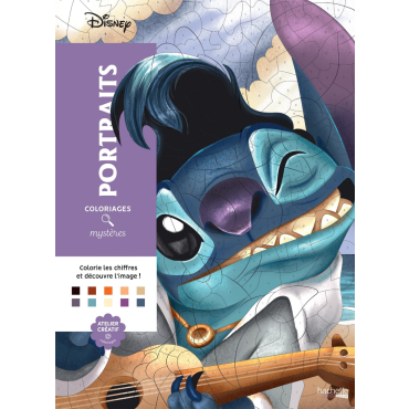 Coloriages mysteres Disney - Portraits