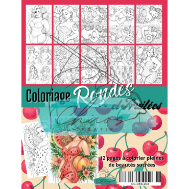 Le Chaos Créatif - Album à colorier - Rondes et fruitées