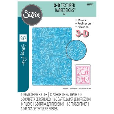 SIZZIX 3D TEXTURED IMPRESSIONS DOSSIER DE GAUFFRAGE BY STACEY PARK - SUNDAY