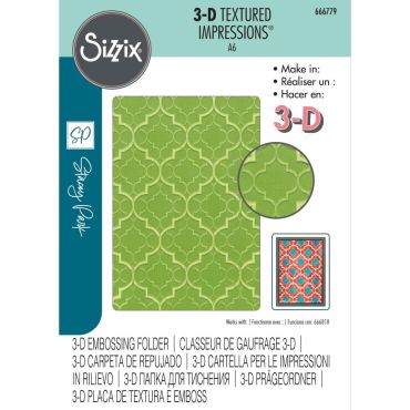 SIZZIX 3D TEXTURED IMPRESSIONS PLIOIR A GAUFRAGE PAR STACEY PARK